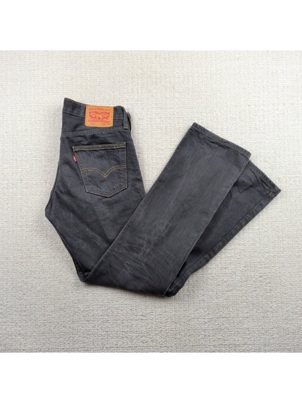 Levis 514 Slim Straight Men’s Jeans 30 X 32 Denim Blue / Gray Medium Wash Pants